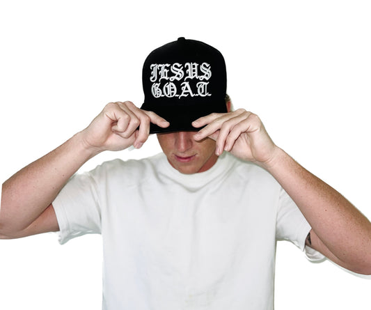 ALL COTTON SOLID BLACK 6-PANEL SNAPBACK
